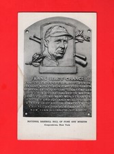 1944-52 FRANK CHANCE CHICAGO CUBS ALBERTYPE  VINTAGE PRODUCED B/W HOF POSTCARD