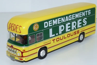 Berliet Carrosserie Dubos Toulouse modelo de ônibus francês fundido Hachette escala 1:43 - Imagem 1 de 4