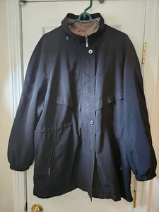 Vintage Forecaster Sport Coat Women Large Black Parka Classic Winter - Picture 1 of 7