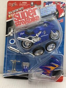 MAISTO SUPER STEET BIKE KAWASAKI NINJA ZX-9R 1:18 MOTORCYCLE DIECAST MODEL #21