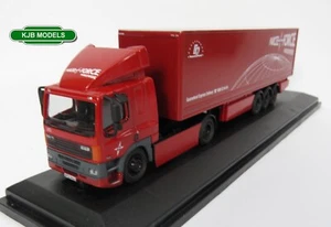 BNIB OO GAUGE OXFORD 1:76 76DAF002 DAF 85 40ft Box Trailer Parcelforce Lorry - Picture 1 of 2