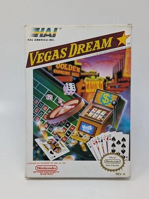 Vegas Dream (Nintendo NES, 1989) - In Box No Manual - Image 1 of 4