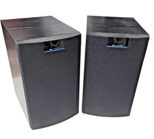 Par de altavoces de estantería estéreo KEF Q10 SP3168 negro ceniza IMP 6 ohmios 10-100 W - Imagen 1 de 15