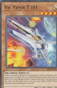 YUGIOH CARD - 1 X VIC VIPER T301 RIRA EN024 1ST EDITION - Picture 1 of 1