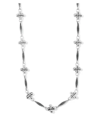 Collar corto de plata Brighton Ferrara Ánfora Cross estilo: JM6840 precio de venta sugerido por el fabricante: $88 nuevo con etiquetas Foto 1 de 3