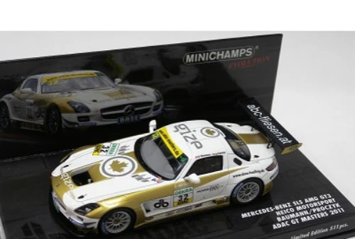 MERCEDES BENZ SLS AMG GT3 HEICO MOTORSPORT ADAC GT MASTER MINICHAMPS MODEL 1/43  - Image 1 of 1