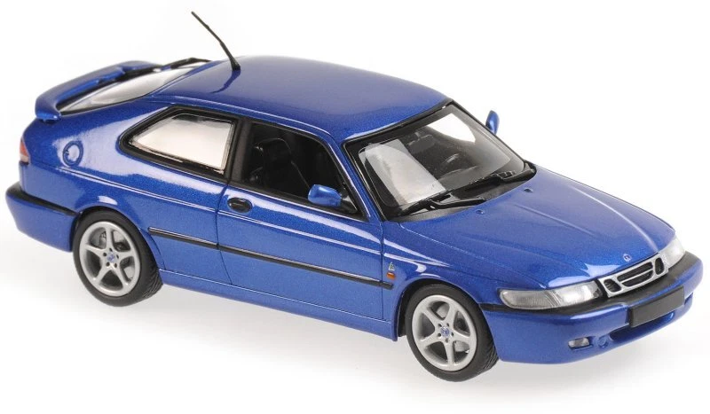 SAAB 9-3 Viggen - 1999 - bluemetallic - Maxichamps 1:43 - Immagine 1 di 1