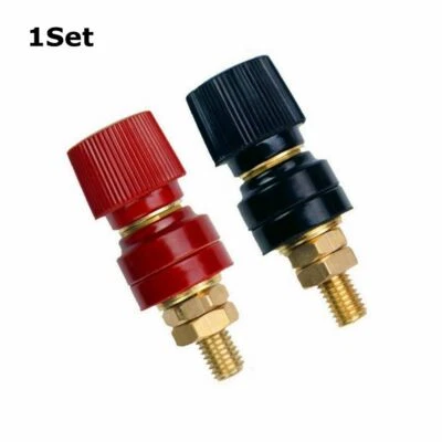 2Pcs Stud Premium Remote Battery Power Junction Post Connector Terminal Kit 10mm - Image 1 of 4