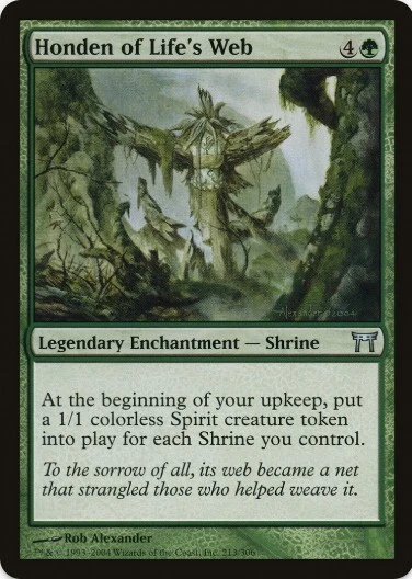 1 x Honden of Life's Web - Champions of Kamigawa - LP - MTG - EOF - Image 1 of 1