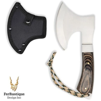 Outdoor Axe - Hatchet with Wooden Handle | Survival, Camping, & Hunting - Image 1 of 4