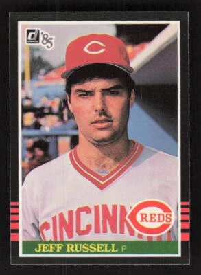 1985 Donruss #487 Jeff Russell Cincinnati Reds - Image 1 of 2
