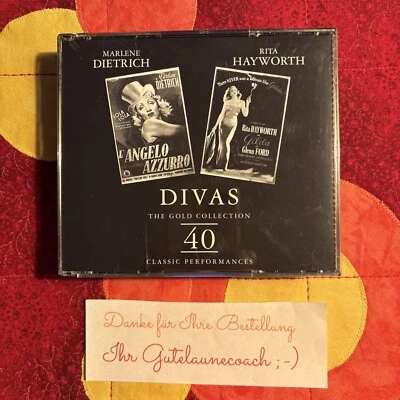 DIVAS MARLENE DIETRICH & RITA HAYWORTH - GOLD COLLECTION 40 TRACK 2 CD SET - Bild 1 von 4