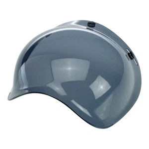 Biltwell Gringo / Bonanza Bubble Motorcycle Helmet Visor - Dark Smoke - Picture 1 of 1