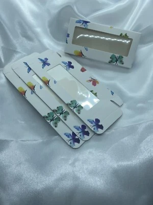 10pcs Empty Lashes Box Soft Paper Storage Case Packaging for 3D False Eyelashes - Image 1 of 4