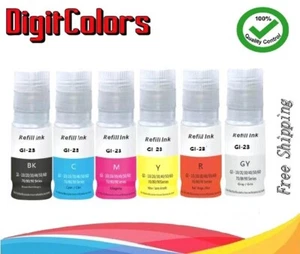 Botella de tinta de recarga para Canon GI-23 varios colores para Canon PIXMA G650 G550 G620 - Imagen 1 de 20