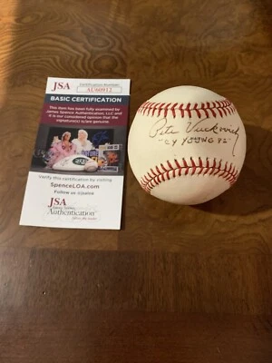 Pete Vuckovich Auto Signed 1982 World Series MLB Baseball JSA - Image 1 of 2