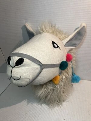 Llama Alpaca Animal Head Wall 3D Art Decor Kids Target Pillowfort Mount hanging - Image 1 of 4