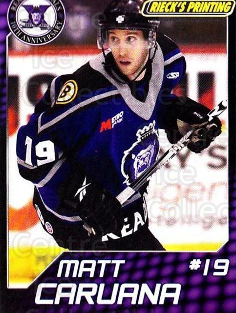 2010-11 Reading Royals #2 Matt Caruana - Image 1 of 1