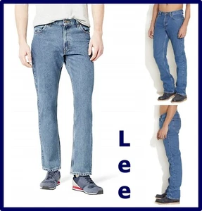 Jeans Lee Uomo Chicago 787 Regular Fit Stright Diritto Azzurro Taglia W33L34  - Picture 1 of 16