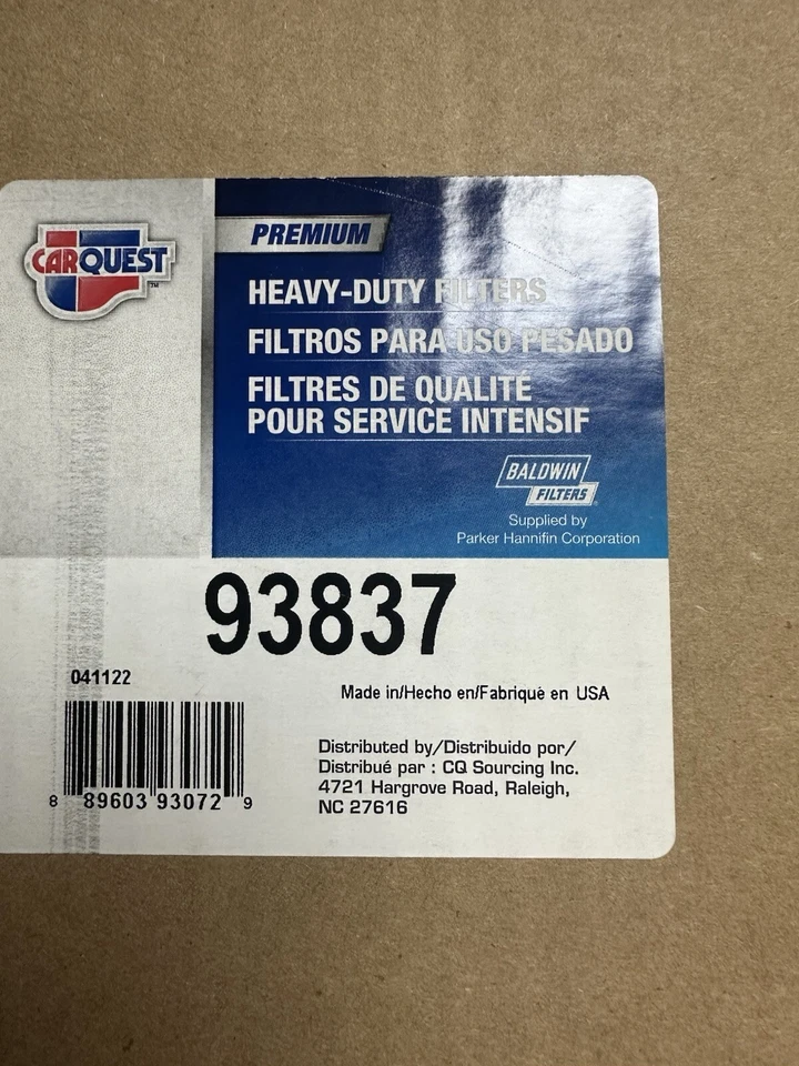 Filtro de aire CARQUEST 93837 Fa1927 Hc3z9601a Foto 1 de 1