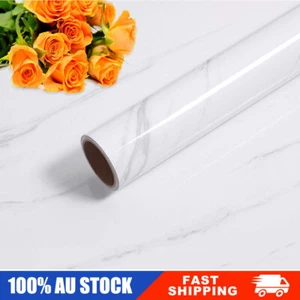 5M Waterproof Oil-proof Marble/Wood Self Adhesive Wall Paper Film Wall Stickers - Picture 1 of 21