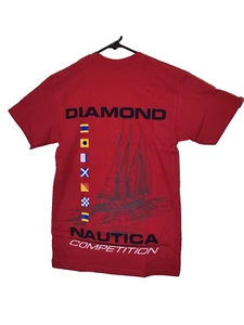 Diamond Supply Co x Nautica Flags T Shirt Size Small - Picture 1 of 4