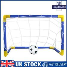 Foldable Boys Soccer Toys Training Practice Soccer Goal Indoor Outdoor Games Set