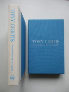 TONY CURTIS SIGNED HARDBACK BOOK AFTAL - Picture 1 of 2