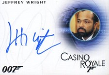James Bond Archives Spectre Jeffrey Wright Autograph Card A269