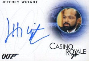 James Bond Archives Spectre Jeffrey Wright Autograph Card A269