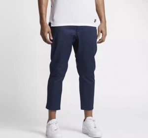 Nike Woven Bonded Pants (Blue) - Size 38TG - New ~ 876972 429 - Picture 1 of 8