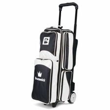 Brunswick Edge Black/White 3 Ball Roller Bowling Bag