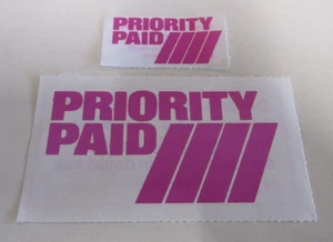 Priority Paid Postage Stickers - Small & Large - Envelopes & Parcels - Australia - Bild 1 von 6