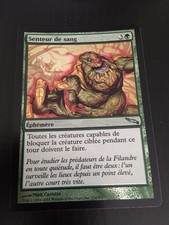 Mtg magic mirrodin bloodscent (french scent of blood) nm foil