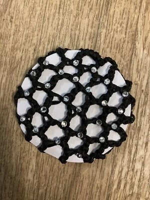 Diamante Hair Bun Net Hair Accessories Bun Nets Ballet. BNWT. 10cm. - Image 1 of 2