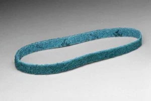 50% OFF 10 Each 3M Scotch-Brite 1/2"x12" A/O Very Fine Premium Low Stretch Belt - Picture 1 of 1