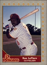 1989-90 Pacific Senior League Baseball Card #4 Ron LeFlore