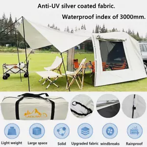 1x Auto Kofferraum Zelt Markise Zelt SUV Auto Heck Sonnenschutz Outdoor Camping - Bild 1 von 12