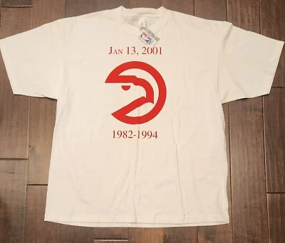 Camisa masculina vintage Dominique Wilkins Atlanta Hawks jogo de aposentadoria com etiquetas 2XL - Imagem 1 de 4