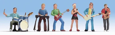 Noch 15839 Rock Band & Equipment 8/ H0 Scale Figures - Image 1 of 2