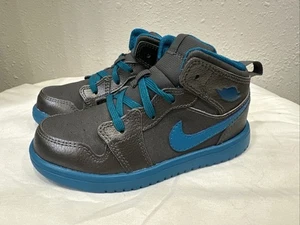Jordan 1 Mid TD Toddler 9c schönes Paar. Super Zustand. Instant Cop - Bild 1 von 4