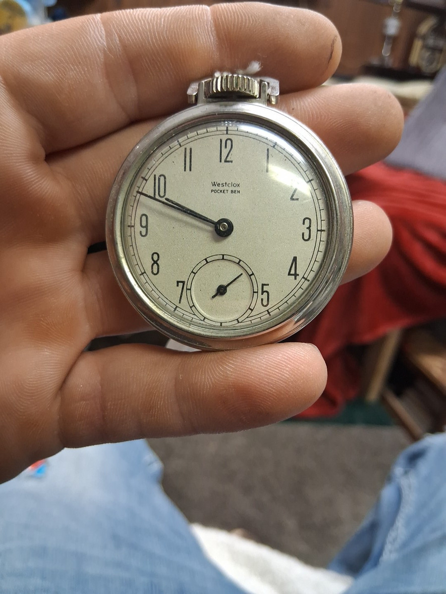 Westclox Pocket Watch Pocket Watches 1960-1969 Year Westclox Pocket Watch Pocket Watches 1960-1969 Year