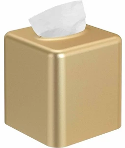 Tissue Box Cover, Square Metal Tissue Box Holder Modern Decor Facial Napkin H... - Picture 1 of 7