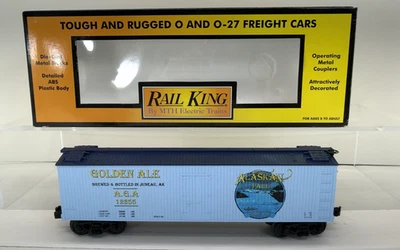 MTH RailKing 30-78062 Alaskan Pale Ale Beer Reefer New O O-27 #12355 - Image 1 of 4