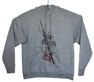Felpa con cappuccio Game of Thrones Loot Crate DX grigia spada e fiamma HBO Large - Foto 1 di 8