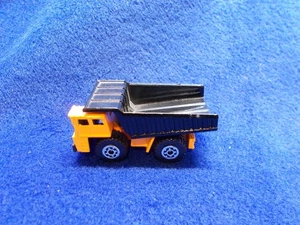 Matchbox Superfast #58 Orange Dump Truck, Black Dumper - Picture 1 of 3