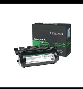 Lexmark 64080HW Black High Yield Toner Cartridge T640 T642 T644 - Picture 1 of 5