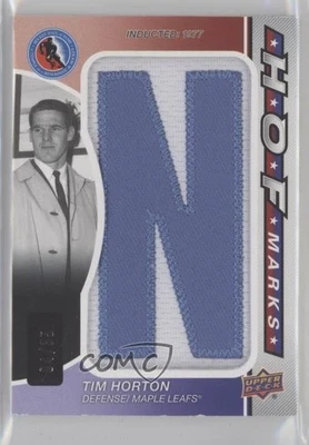2024-25 Upper Deck SP Game Used HOF Marks /35 Tim Horton #HOFM-TH HOF - Image 1 of 2