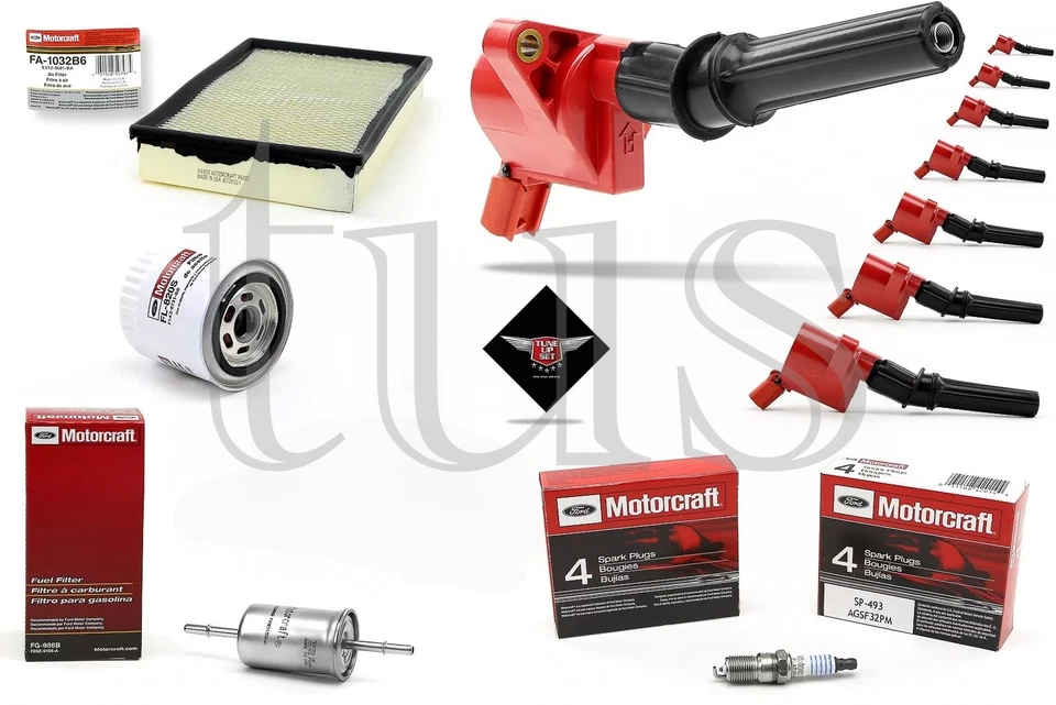 Tune Up Kit 1998-2002 Lincoln Town Car 4.6L High Performance Ignition Coil DG508 - Image 1 of 4