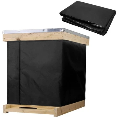 codree 8 Frame Winter Bee Hive Wrap- 1 Deep Box & 1 Medium Box 600D Oxford Be...